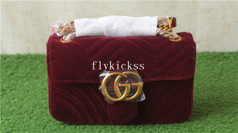 GC Shoulder Bag Red Wine